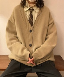 ROOPTOKYO | オーバーサイズ Vネックニットカーディガン(カーディガン/ボレロ)