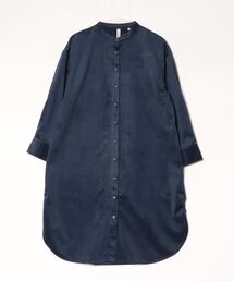 TOKYO SHIRTS | 【Pitta Re:)】 コーデュロイ風長袖シャツワンピース(シャツ/ブラウス)