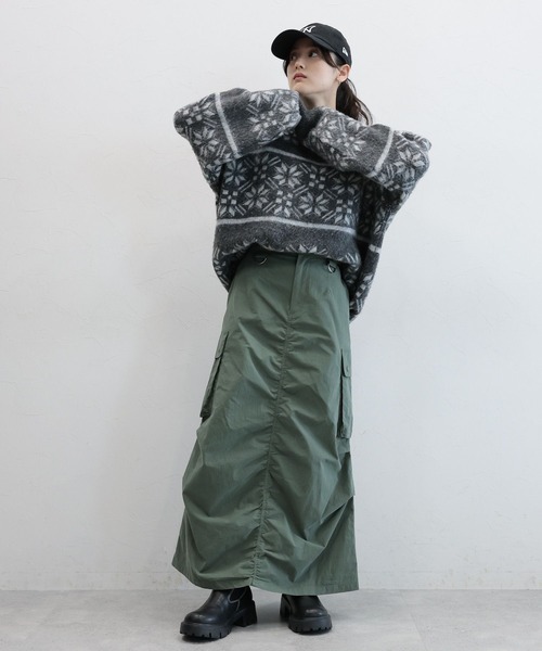 【セール】BIGポケット/ミリタリーカーゴワークスカート(スカート)|RAGEBLUE(レイジブルー) 【セール】BIGポケット/ミリタリーカーゴワークスカート(スカート)|RAGEBLUE(レイジブルー)