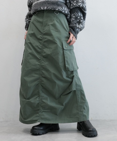 【セール】BIGポケット/ミリタリーカーゴワークスカート(スカート)|RAGEBLUE(レイジブルー) 【セール】BIGポケット/ミリタリーカーゴワークスカート(スカート)|RAGEBLUE(レイジブルー)