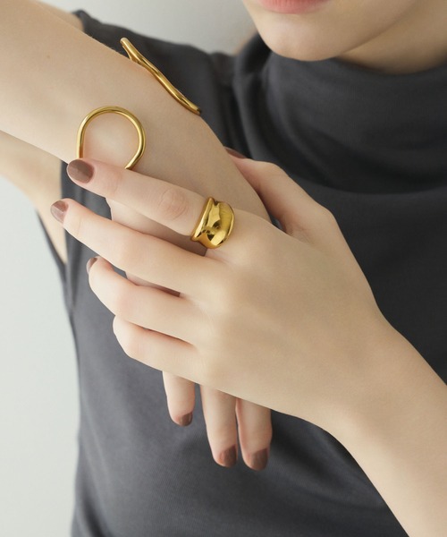 CENE(セネ)の「【CENE】セネ/ホールリング(リング・レディース・ゴールド/シルバー・#11/#13/#15)」の7枚目の写真