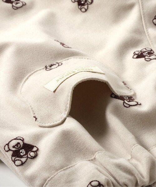 apres les cours（アプレレクール）の「【リンク】tiny bear 総柄長パンツ（その他パンツ・キッズ・アイボリー/ブラウン・80/90/100/110/120）」の18枚目の写真