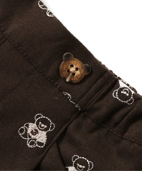 apres les cours（アプレレクール）の「【リンク】tiny bear 総柄長パンツ（その他パンツ・キッズ・アイボリー/ブラウン・80/90/100/110/120）」の20枚目の写真
