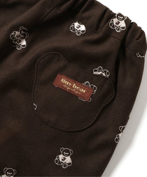 apres les cours（アプレレクール）の「【リンク】tiny bear 総柄長パンツ（その他パンツ・キッズ・アイボリー/ブラウン・80/90/100/110/120）」の21枚目の写真