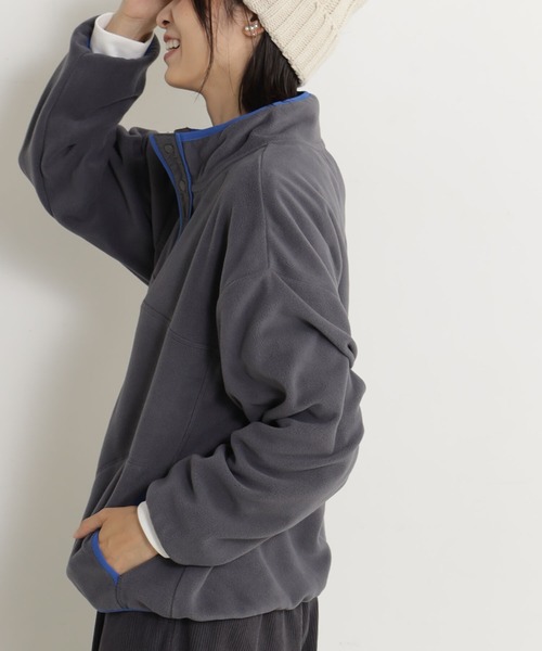 FOUND GOOD（ファウンドグッド）の「スタンドフリースPO（Tシャツ/カットソー・レディース・アイボリー/ブラック/ベージュ/グレー系8・L/M/S）」の13枚目の写真