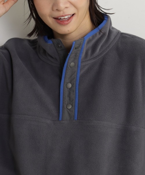 FOUND GOOD（ファウンドグッド）の「スタンドフリースPO（Tシャツ/カットソー・レディース・アイボリー/ブラック/ベージュ/グレー系8・L/M/S）」の15枚目の写真