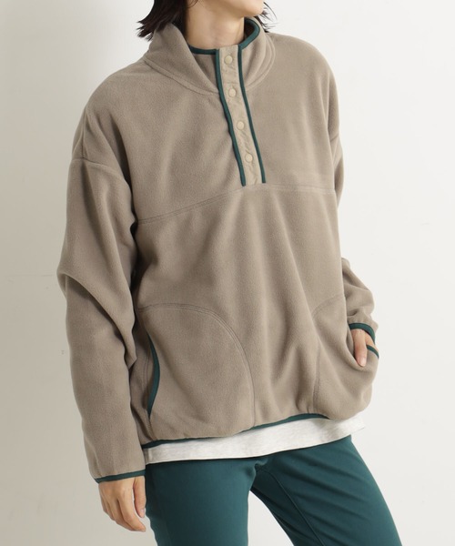 FOUND GOOD（ファウンドグッド）の「スタンドフリースPO（Tシャツ/カットソー・レディース・アイボリー/ブラック/ベージュ/グレー系8・L/M/S）」の17枚目の写真