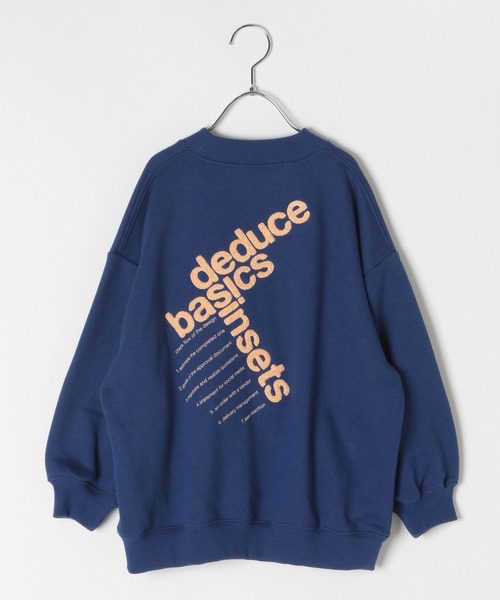 LEPSIM（レプシィム）の「【KIDS】アソート相良スウェット　249184（スウェット・キッズ・杢グレー/ブルー・140/120）」の4枚目の写真