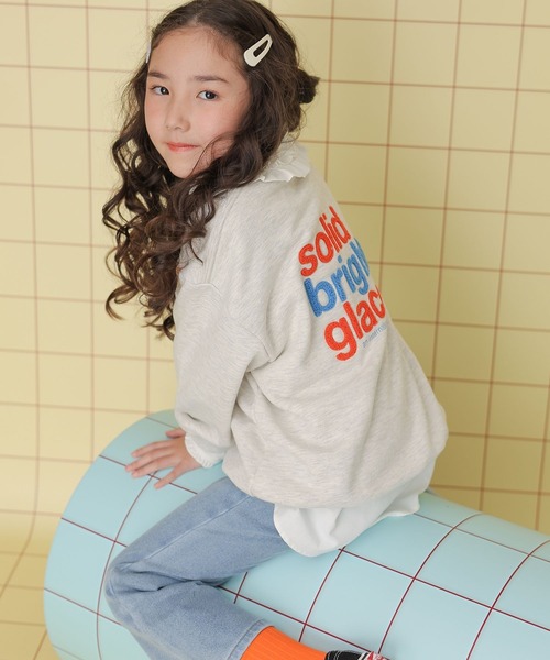 LEPSIM（レプシィム）の「【KIDS】アソート相良スウェット　249184（スウェット・キッズ・杢グレー/ブルー・140/120）」の13枚目の写真