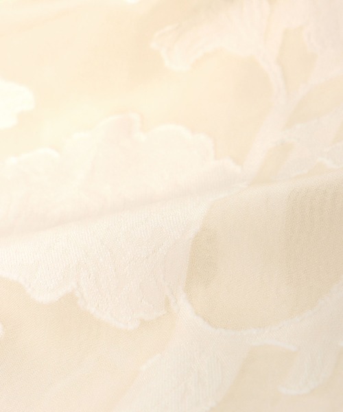 カットジャカードブラウス（シャツ/ブラウス）｜Jines（ジネス）