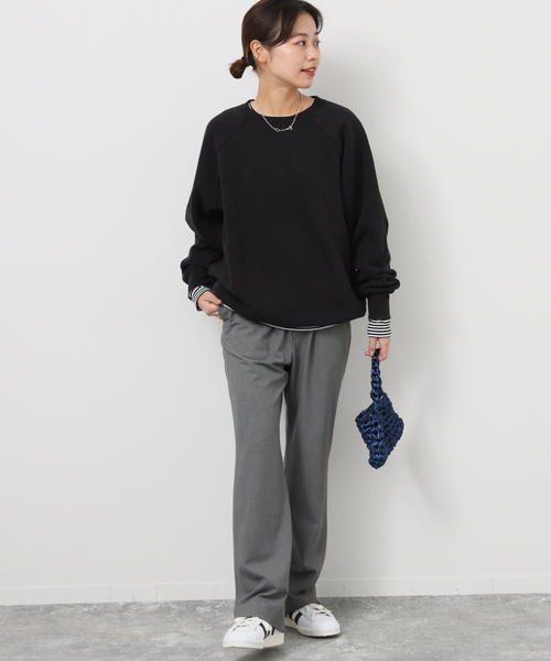Healthknit(ヘルスニット)の「《追加》別注【Healthknit/ヘルスニット】*RELUME C/N SWEAT:スウェット(スウェット・レディース・ブラック系その他/ベージュ系その他/ブルー/イエロー・FREE)」の6枚目の写真