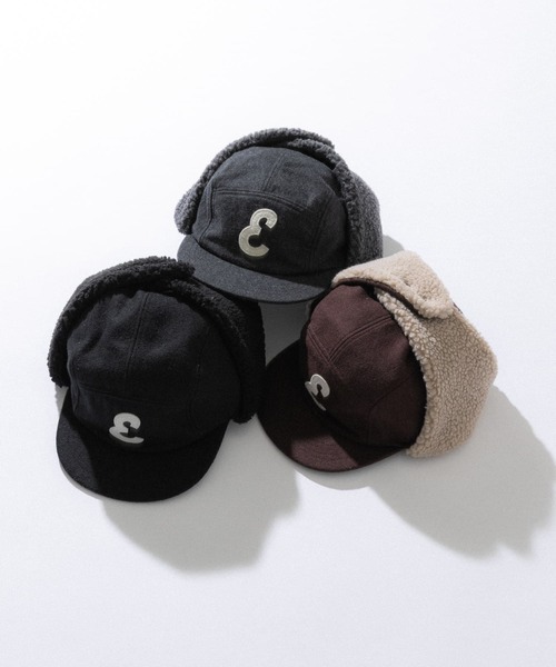 EKAL（エカル）の「マウンテンボアキャップ（キャップ・メンズ・ブラウン/グレー/ブラック・ONE）」の7枚目の写真