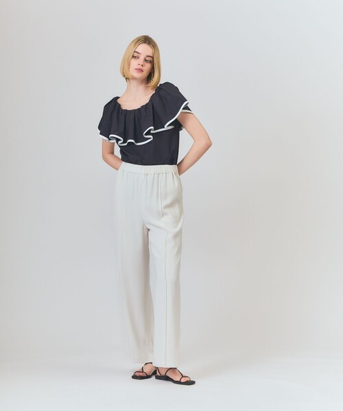 GRACE CLASS（グレースクラス）の「トリアセワイドイージーパンツ（その他パンツ・レディース・ピンク/ブラック/ホワイト・36/38）」の3枚目の写真