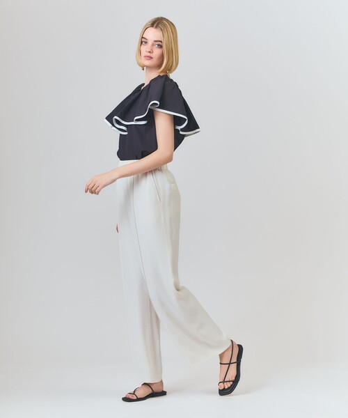 GRACE CLASS（グレースクラス）の「トリアセワイドイージーパンツ（その他パンツ・レディース・ピンク/ブラック/ホワイト・36/38）」の22枚目の写真