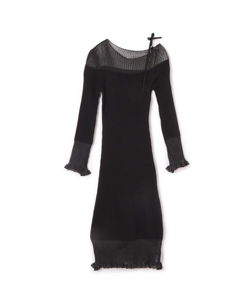 M DOLLY（エムドリー）の「sheer ribbon dress/シアーリボンドレス（ワンピース・レディース・ブラック系1/アイボリー系1/ブラック系2/アイボリー系2・S/M）」の21枚目の写真