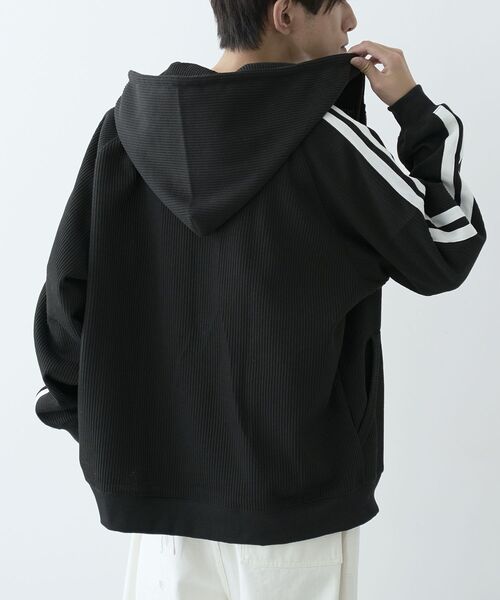 CRAFT STANDARD BOUTIQUE(クラフトスタンダードブティック)の「トラックパーカー(パーカー・レディース・アイボリー/ブラック/カーキ/ベージュ/ブラウン・M/L/XL)」の18枚目の写真