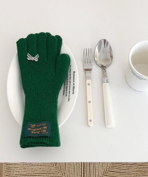 セール】7色展開 リボン付き 手袋（手袋）｜Ritzy（リッツィー