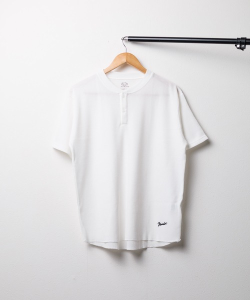 NUMBER (N)INE(ナンバーナイン)の「【78】【FRUIT OF THE LOOMxNUMBER(N)INE】 Henry Neck T(Tシャツ/カットソー・メンズ・ブラック/ホワイト・MEDIUM/LARGE/X-LARGE)」の1枚目の写真