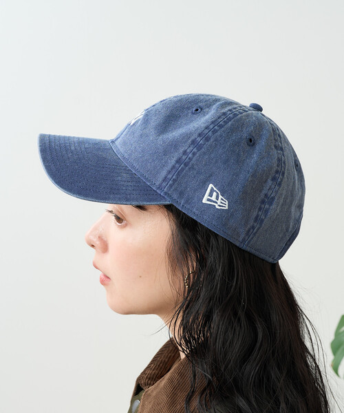 【美品】ニューエラ　NEW ERA キャップ　デニム　マイクロロゴ　フリーサイズ NEW ERA 9TWENTY ニューエラ マイクロ LA ロゴ キャップ 別注 - メルカリ