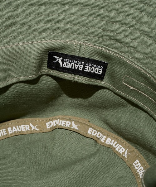 Eddie Bauer(エディーバウアー)の「コットンツイル EB ロゴ ハット(ハット・メンズ・ライトベージュ/ブラック/セージグリーン・F)」の6枚目の写真