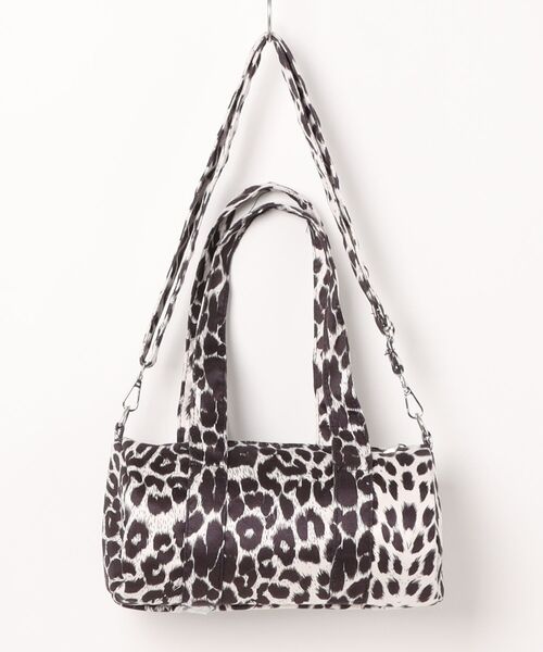 SPADACINI ヒョウ柄レオパード ボストンバック SPADACINI ヒョウ柄