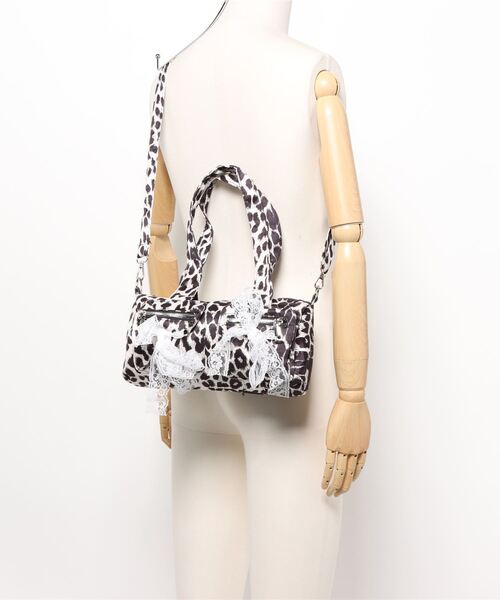 SPINNS（スピンズ）の「【2WAY】ヒョウ柄/レオパードリボン