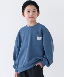 coca(coca) | キッズ 裏毛胸ポケットトップス(スウェット)