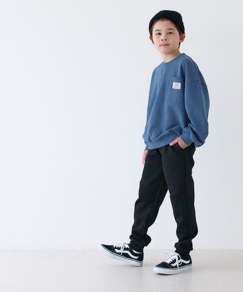 コカ coca ソフトスウェットビッグサイズトップス （Black