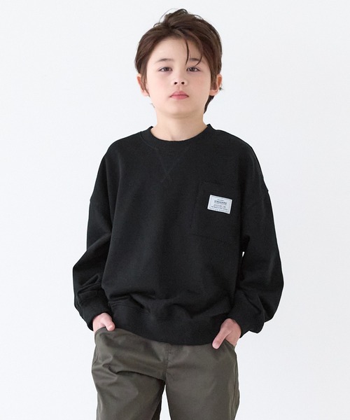 コカ coca ソフトスウェットビッグサイズトップス （Black