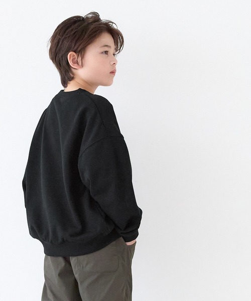 キッズ 裏毛胸ポケットトップス（スウェット）｜coca（coca