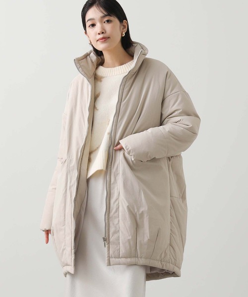 Gready Brilliant(グレディブリリアン)の「スタンド中綿オーバーコート(その他アウター・レディース・ブラック/ライトベージュ・FREE)」の20枚目の写真