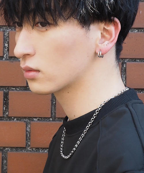 セール】SBG ダブルフープピアス 片耳（ピアス（片耳用））｜SBG