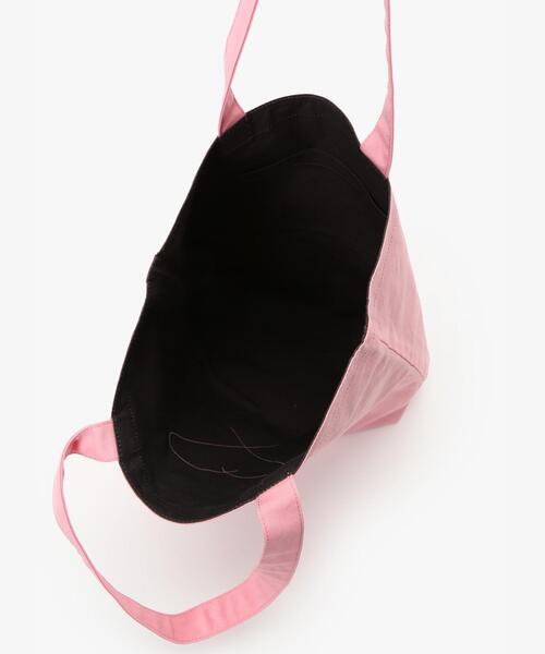 agnes b.（アニエスベー）の「ロゴ コットン リバーシブル トートバッグ ”Paulette” YAS18－01（トートバッグ・レディース・ピンク系・FREE）」の17枚目の写真