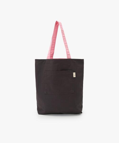 agnes b.（アニエスベー）の「ロゴ コットン リバーシブル トートバッグ ”Paulette” YAS18－01（トートバッグ・レディース・ピンク系・FREE）」の19枚目の写真