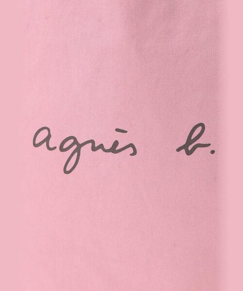 agnes b.（アニエスベー）の「ロゴ コットン リバーシブル トートバッグ ”Paulette” YAS18－01（トートバッグ・レディース・ピンク系・FREE）」の21枚目の写真