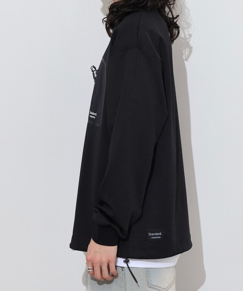 MMMM(エムエムエムエム)の「MMMM SOFT/ポンチ/クルーネック/ドロスト/パッチポケット(Tシャツ/カットソー・メンズ・ブラック/ホワイト・M/L)」の20枚目の写真
