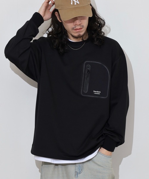 MMMM(エムエムエムエム)の「MMMM SOFT/ポンチ/クルーネック/ドロスト/パッチポケット(Tシャツ/カットソー・メンズ・ブラック/ホワイト・M/L)」の17枚目の写真