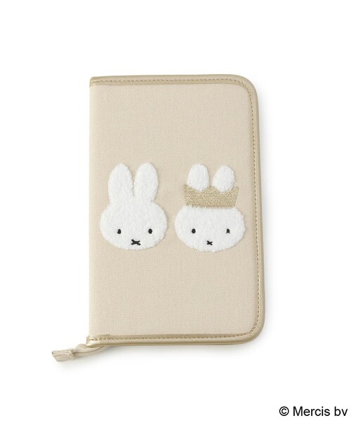 セール】Dick Bruna miffy フリーポーチ GOLD＆BLACK MIFFY（その他