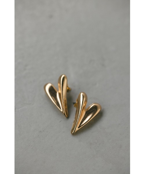 STYLEMIXER(スタイルミキサー)の「ハーティーミディアムピアス(ピアス(両耳用)・レディース・シルバー/ゴールド・FREE)」の1枚目の写真