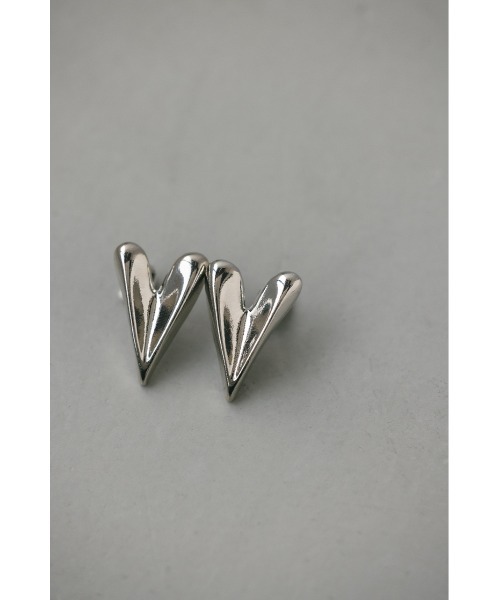 STYLEMIXER(スタイルミキサー)の「ハーティーミディアムピアス(ピアス(両耳用)・レディース・シルバー/ゴールド・FREE)」の5枚目の写真