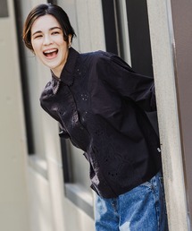 ブラウス シャツ 「Levi's」開襟シャツ レディース Levi's ブラウス シャツ Levi's/リーバイス ヨーク柄 レディース