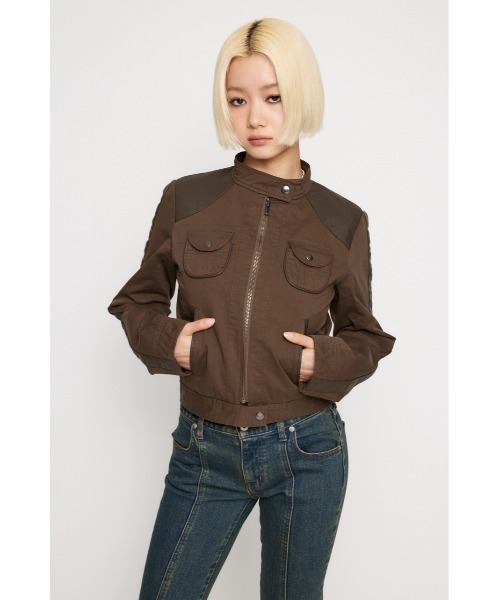 LAGUA GEM（ラグアジェム）の「LINE DOCKING COTTON ジャケット