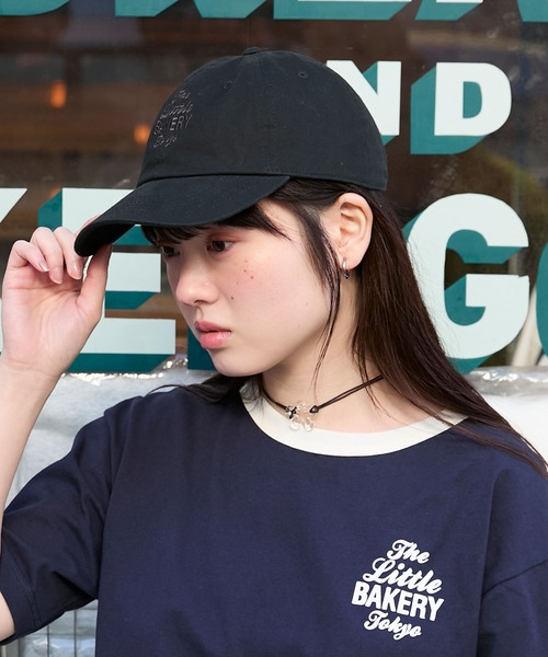 The Little BAKERY TOKYO × forksy.】ワンポイント ロゴ刺繍 キャップ