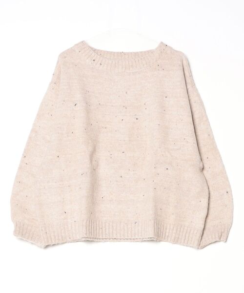 ROSE BUD(ローズバッド)の「【WEB・一部店舗限定】ミックスカラーニット(ニット/セーター・レディース・ホワイト/ベージュ・ONE SIZE)」の1枚目の写真