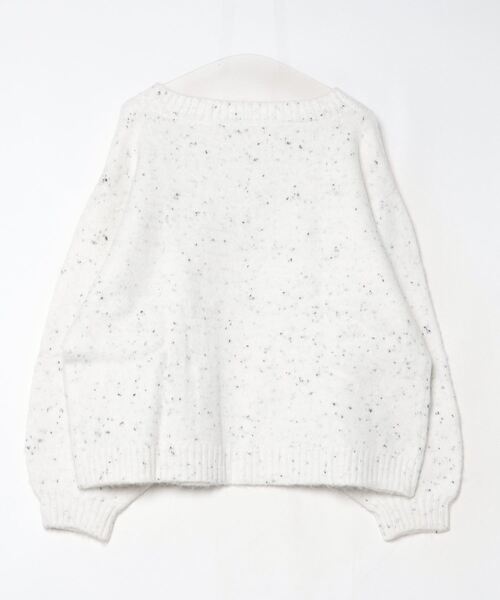 ROSE BUD(ローズバッド)の「【WEB・一部店舗限定】ミックスカラーニット(ニット/セーター・レディース・ホワイト/ベージュ・ONE SIZE)」の3枚目の写真