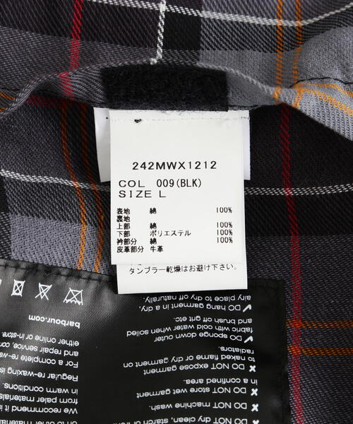 Barbour(バブアー)の「Barbour / バブアー SPEY WAX JACKET(その他アウター・メンズ・ブラック/その他10・S/M/L/XL/XS)」の18枚目の写真