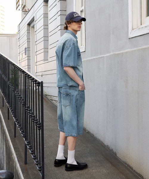 00s cezer シーザ denim half pants デニムハーフパンツ 00s cezer シーザ denim half pants デニムハーフパンツ