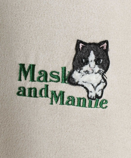 ANPAS(アンパス)の「Faux Suede Animal&Ghost Embroidery T-Shirt/フェイクスエード アニマル ゴースト ワンポイント刺繍 半袖 Tシャツ レディース メンズ(Tシャツ/カットソー・メンズ・ミント/グレー系その他2/グレー系その他3/ホワイト系その他/ホワイト系その他2/グレー系その他・M/L)」の15枚目の写真