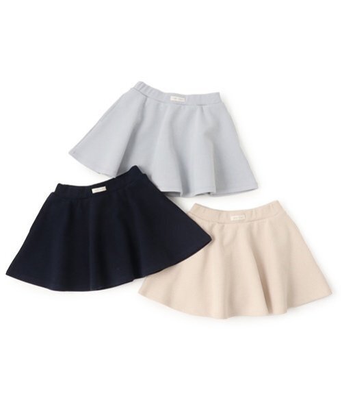 petit main（プティマイン）の「【リンク/防汚加工】フレアースカパン(キッズサイズ)（スカート・キッズ・グレー/ライトベージュ/ネイビー・110cm/100cm/130cm/90cm/80ｃｍ/120cm）」の17枚目の写真