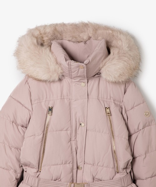 新品 MICHAEL KORS ベルテッド フォー ジップ パファージャケット セール】ベルテッド フォー ジップ パファージャケット（その他